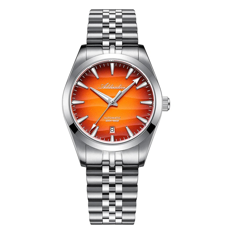 ADDIESDIVE NEW 39mm Men's Desert Texture Watch 200m Diver Sapphire Crystal AD2540 BGW9 Blue Luminous Mechanical Automatic Watch