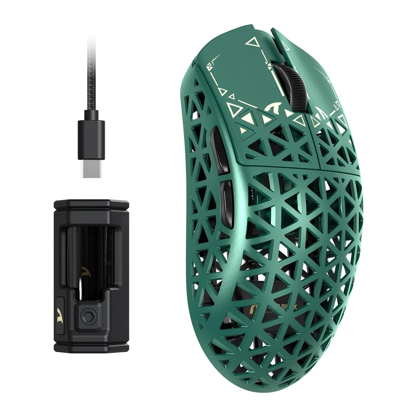 ATTACK SHARK R5 Ultra 8K karbonfiber vezeték nélküli gamer egér 42000 DPI-s PAW3950 MAX érzékelővel – 39g ultrakönnyű kivitel Win/Mac rendszerekhez
