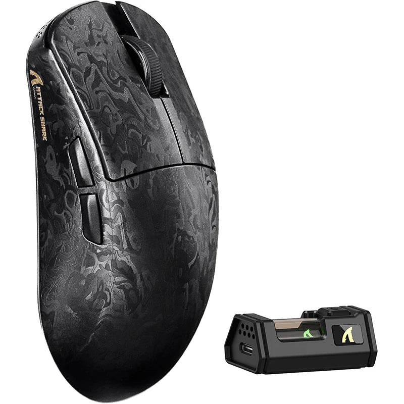 ATTACK SHARK R11 ULTRA 49g od karbonskih vlakana 8000Hz bežični gaming miš, 42000 DPI, 20000 FPS, PAW3950MAX, Nordic 52840 čip