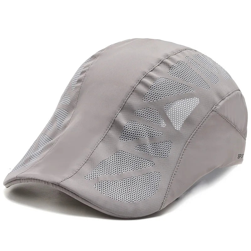 Unisex SPORTS Letter Printed Quick-drying Baseball Cap Sunhats Outdoor Summer Breathable Mesh Sunshade Caps Beret Visor Golf Hat