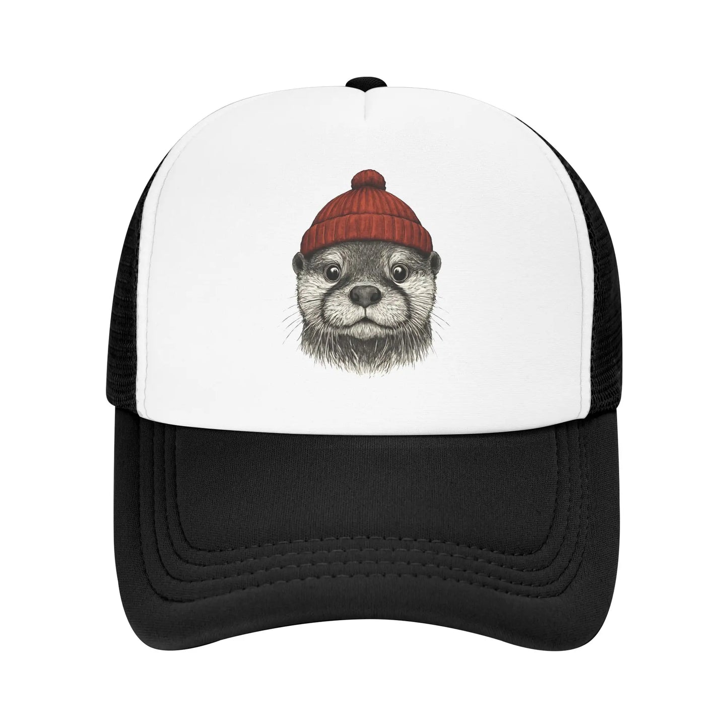 Unisex Steve Is Not Getting Smarter As He Gets Older Otter Trucker Hats Mesh Baseball Cap Dad Hat Adjustable Trucker Cap