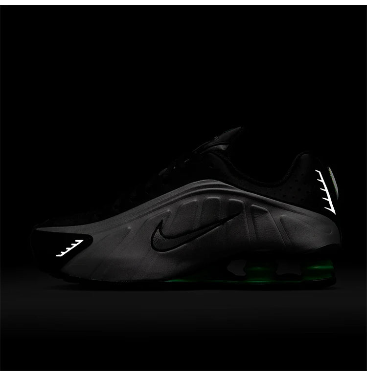 Nike Authentic Shox R4 Zapatillas de running para hombre con amortiguación, malla resistente HQ1988-006