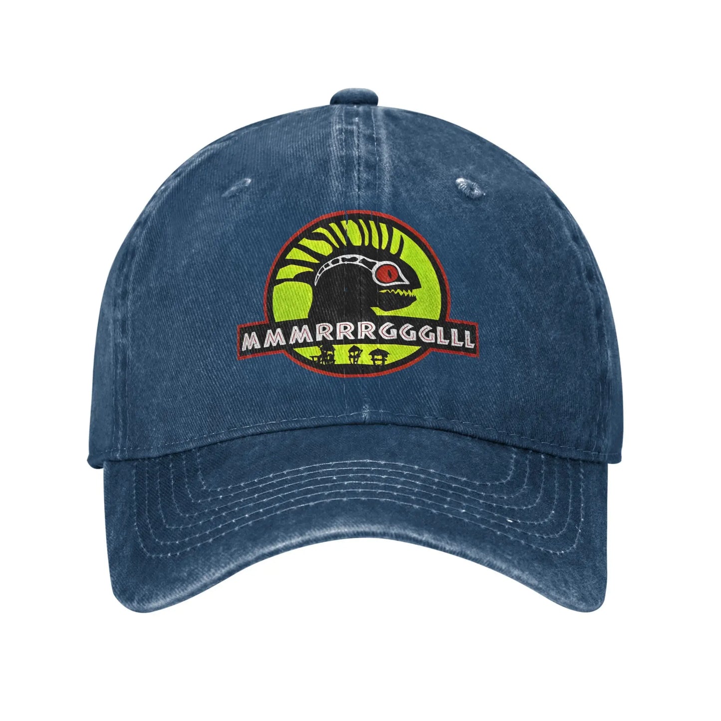 Murloc Park World of Warcraft Baseball Cap Sun Outdoor Gym Sunscreen Washed Trucker Hat Women Men Classic Design Baseball Caps