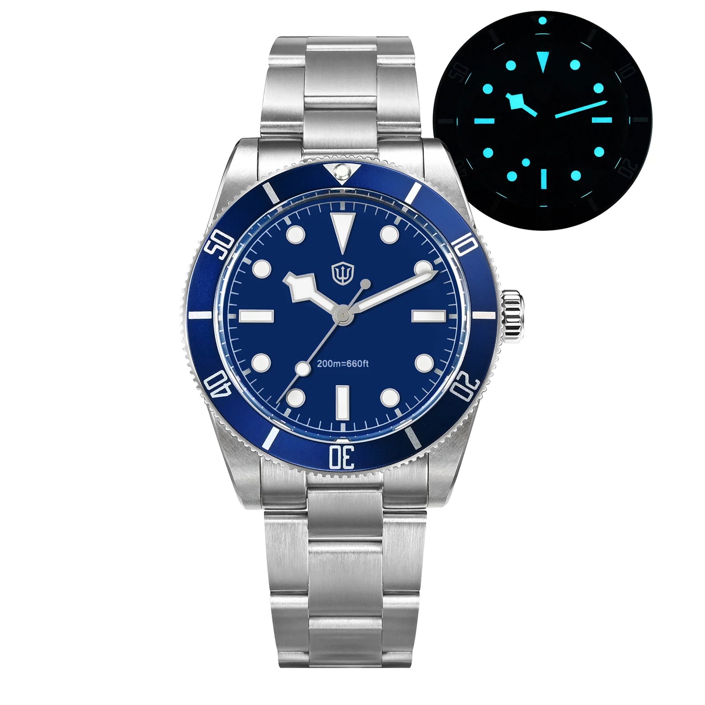 Watchdives WD7922 BB54 Quartz Watches VH31 20Bar Waterproof Luminous Sapphire Crystal Ar 37Mm Fashion Stainless Dive Wrist Watch