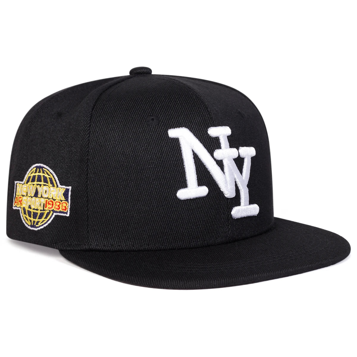 Unisex NY Letter Embroidery Hip-hop Hats Spring and Autumn Outdoor Adjustable Casual Baseball Caps Sunscreen Hat Sports Cap