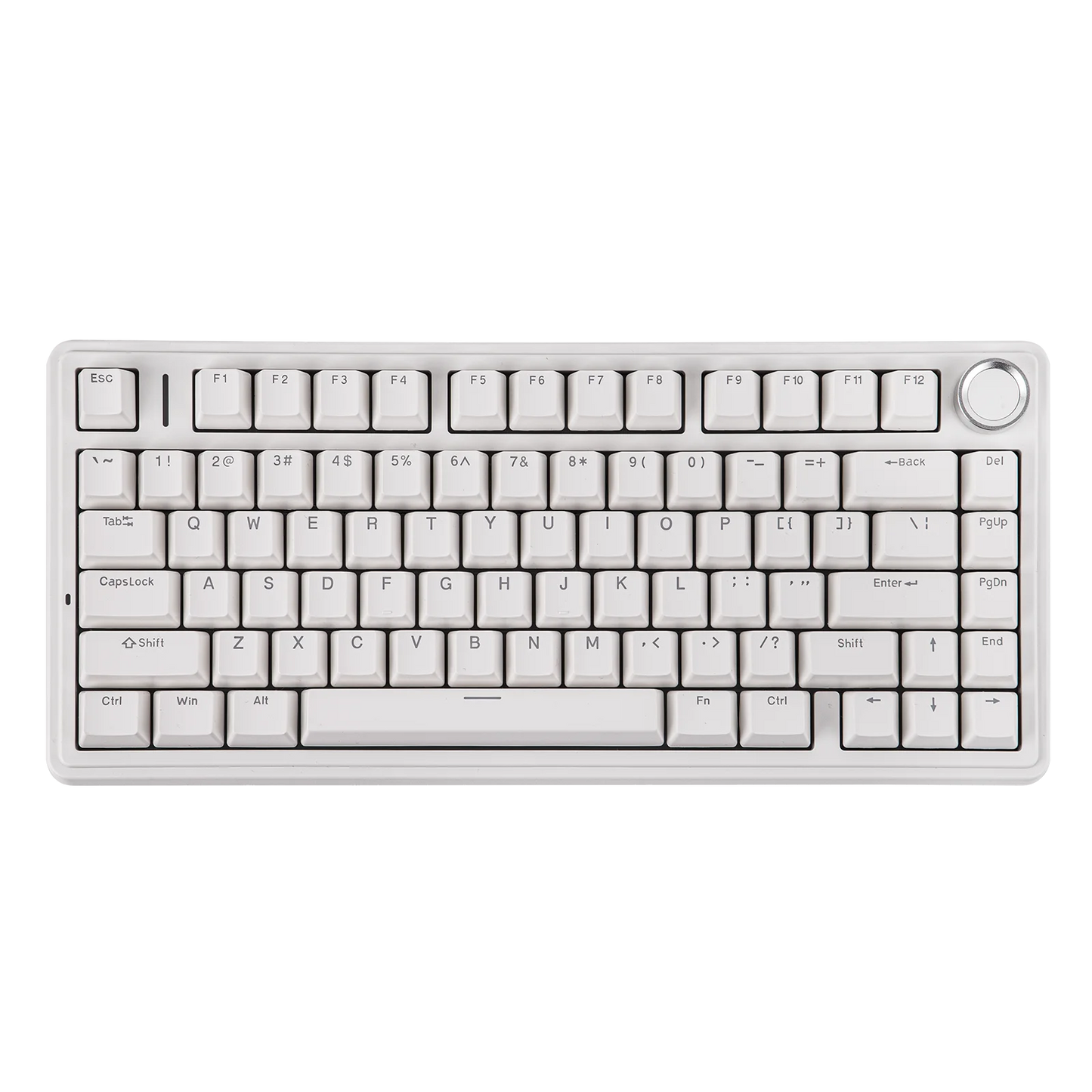 EPOMAKER x AULA F75 Teclado mecánico con cable 75% ANSI US Layout, montaje gasket, hot-swap, para Mac/WIN/Android, con perilla