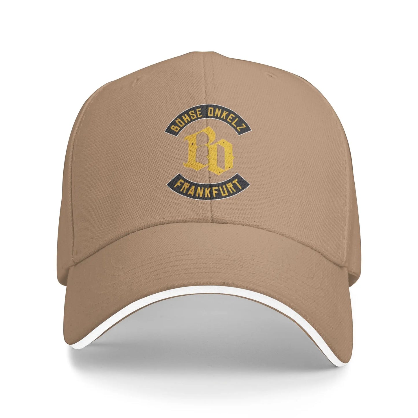 Golden BO Bohse onkelz Germany Band Hiking Baseball Caps Male Unisex Peaked Cap Female Pool Party Coquette Hat