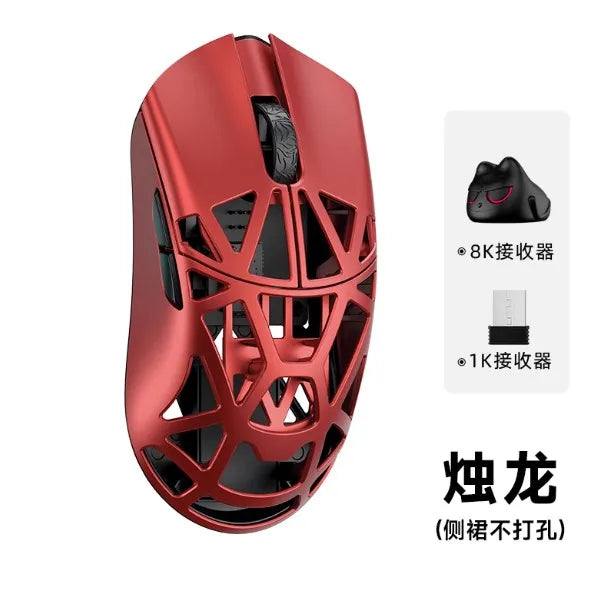 Wlmouse Mini Pro professionell mus i lätt magnesiumlegering, trådlös gamingmus med tre lägen, 8K polling rate, PAW3950, DPI30000