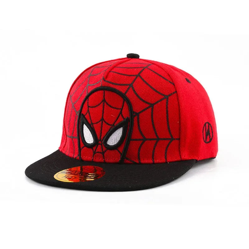 *2026 HotAnime Cartoon Spiderman Hats for Kids Toddler Baseball Cap Spring Snapback Hip Hop Adjustable Caps