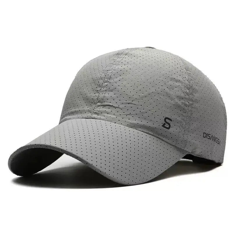 Spring Summer Outdoor Running Cap Unisex Thin Quick Drying Breathable Baseball Cap Soft Top Strapback Golf Cap for Men and Women