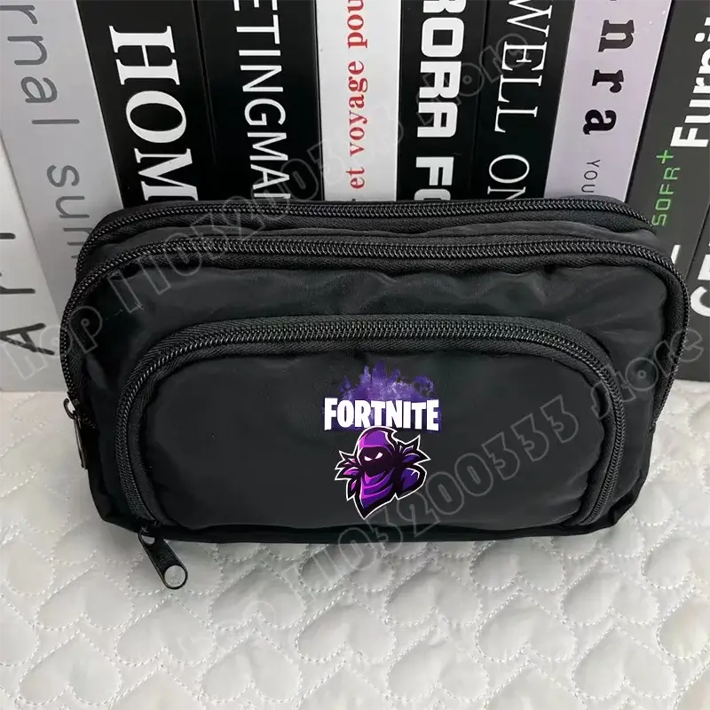Estojo para Canetas Fortnite com Padrão Criativo do Jogo, Estojo Harajuku, Bolsa de Arrumação para Rapaz e Rapariga, Material de Regresso às Aulas, Presentes de Aniversário e Festa