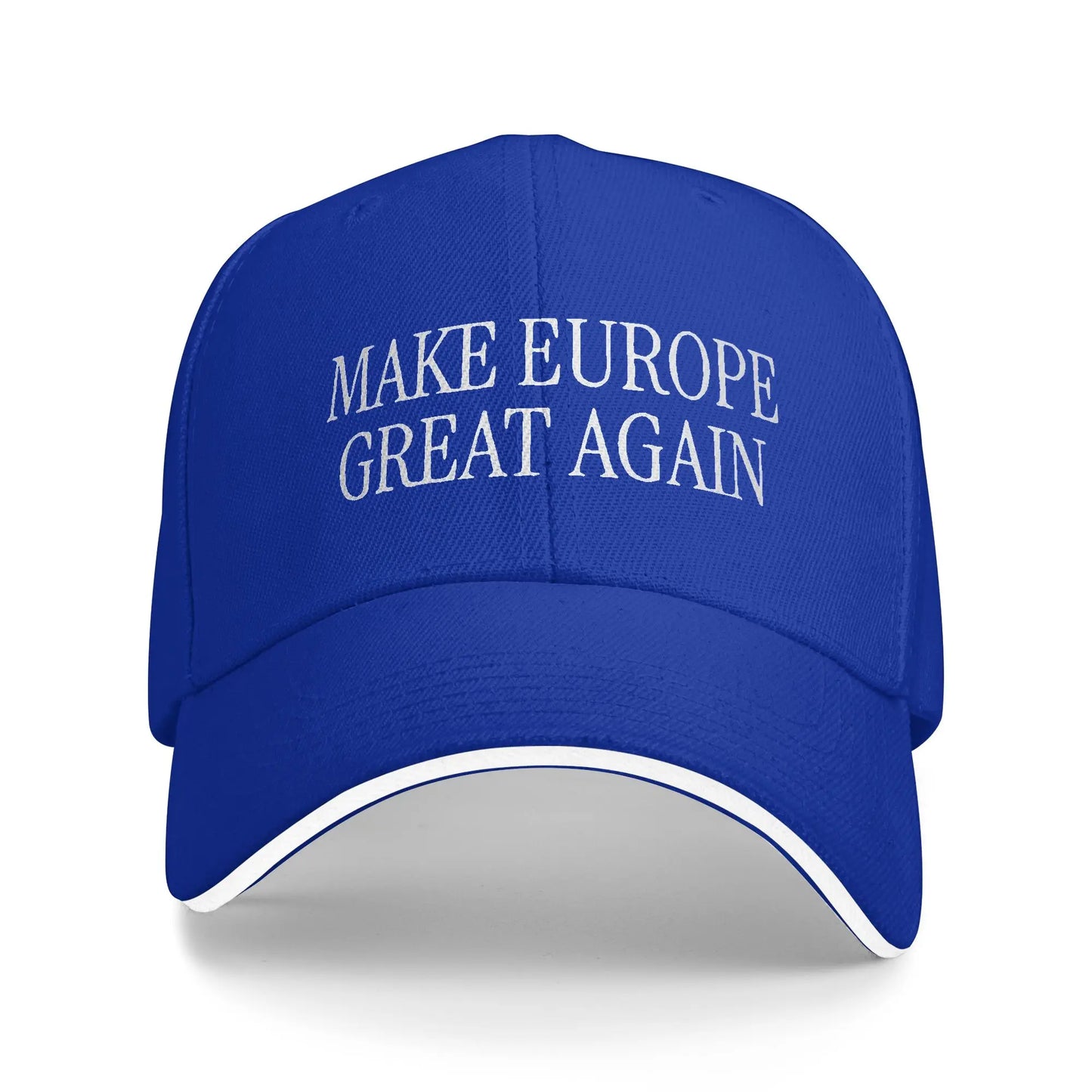 Make Europe Great Again White Text Sun Baseball Cap Spring Unisex-Teens Hip Hop Hats Casual Outdoor Sports Baseball Caps