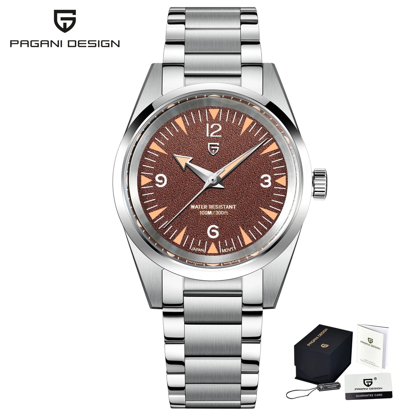 PAGANI DESIGN 2025 New VH31 Casual Men's Quartz Watch Luxury Sapphire Stainless Steel Waterproof 10Bar Luminous C3 reloj hombre