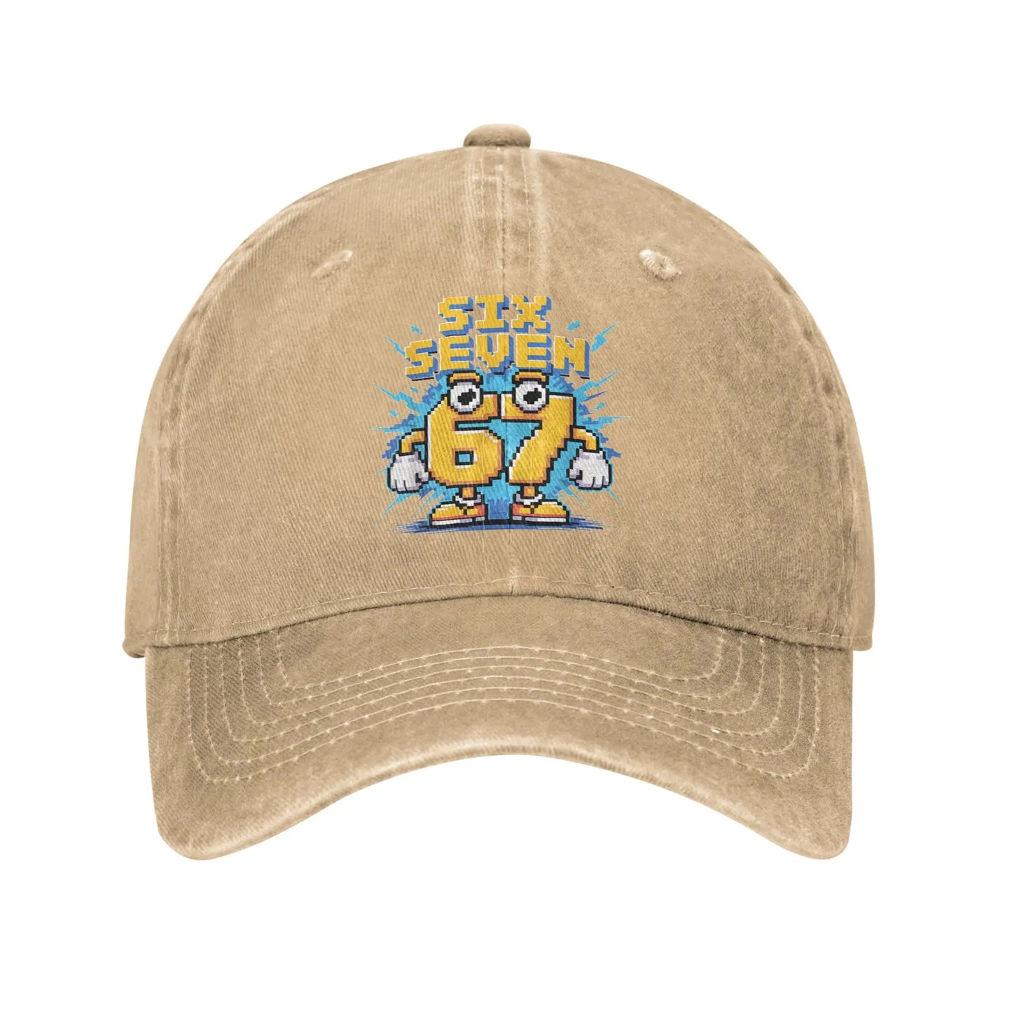 67 Meme Brainrot Six Seven Kids Gaming Gen Alpha Sun Baseball Cap Casual Men Trucker Hat Wholesale Design Outdoor Snapback Cap