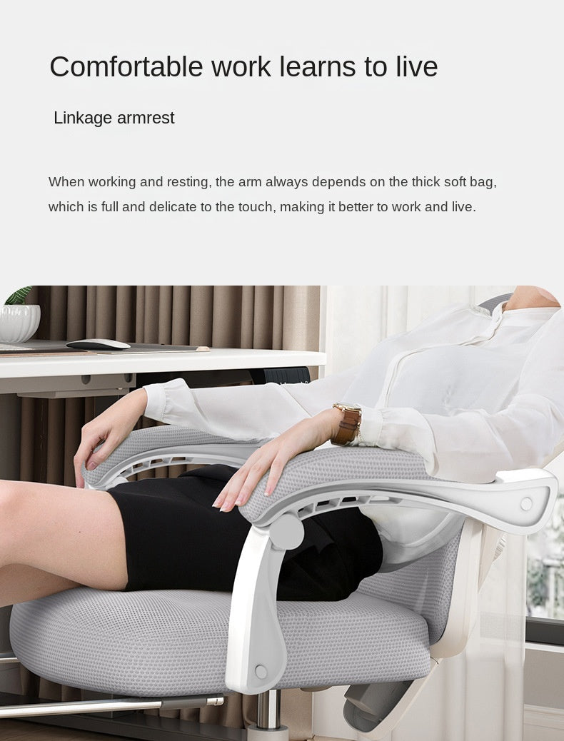 UVR Gaming Computer Chair Mesh Breathable Staff Chair Ergonomic Design Armrest Chair Sitting Comfor THome Office Chair Furniture