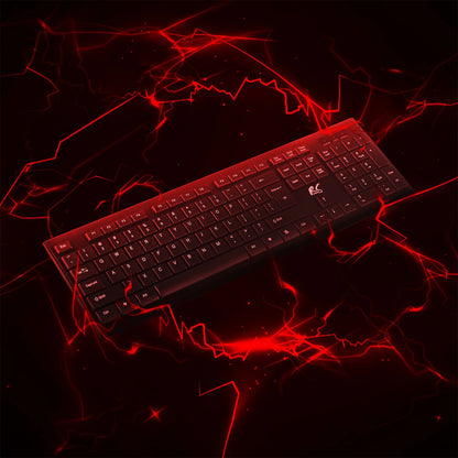 Kit de teclado e rato sem fios QWERTY NanoRS RS580