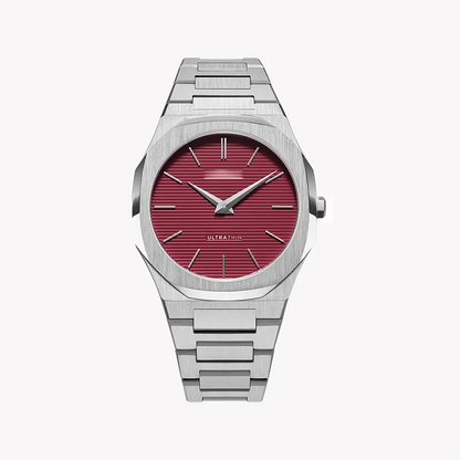 Untra Thin All Stainless Steel Sun Pattern Japan Movement Waterproof Men Quartz Watch With Original Logo