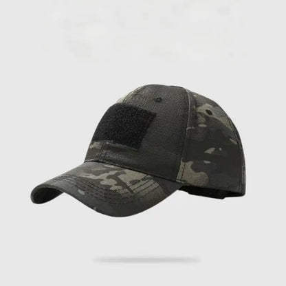 Camouflage baseball cap, outdoor sports adjustable quick-buckle sun hat, unisex