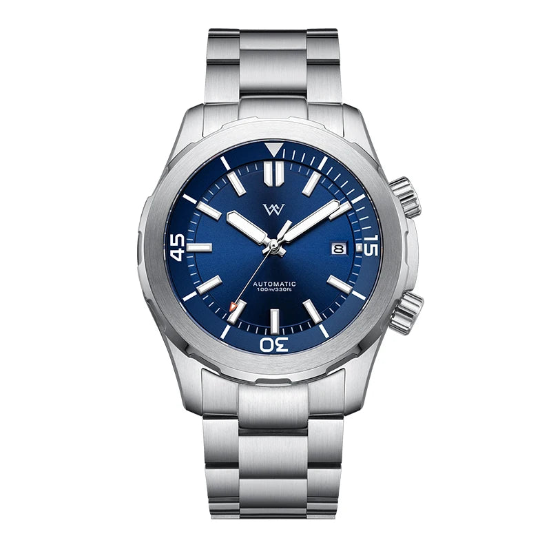 WM Watch Men Automatic Mechanical Watch Miyota8215 Sapphire AR Coated 100M Waterproof Man Business Welly Merck Watches 199M-WM