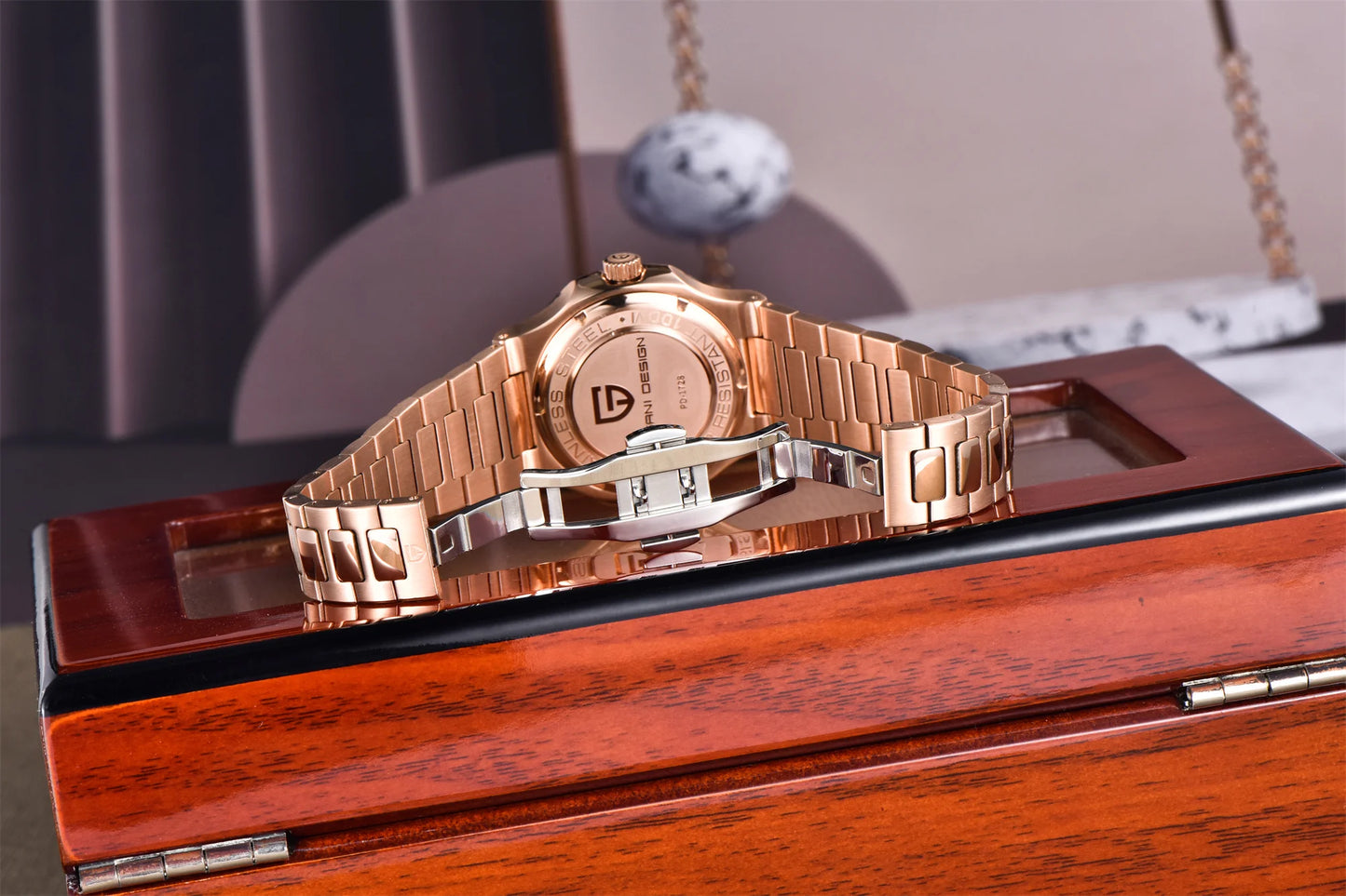PAGANI DESIGN 2026 New Luxury Automatic Watch  Men Mechanical Wristwatch Stainless Steel Sapphire glass 40MM Barrel dial Watch