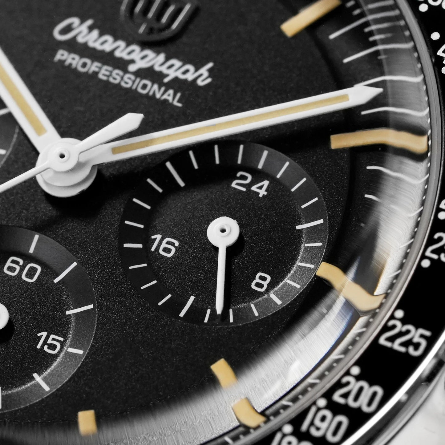 Watchdives WD1863 Watch VK63 Quartz Chronograph Movement Bubble Sapphire Crystal 100m Waterproof Luminous 39mm Vintage Watches