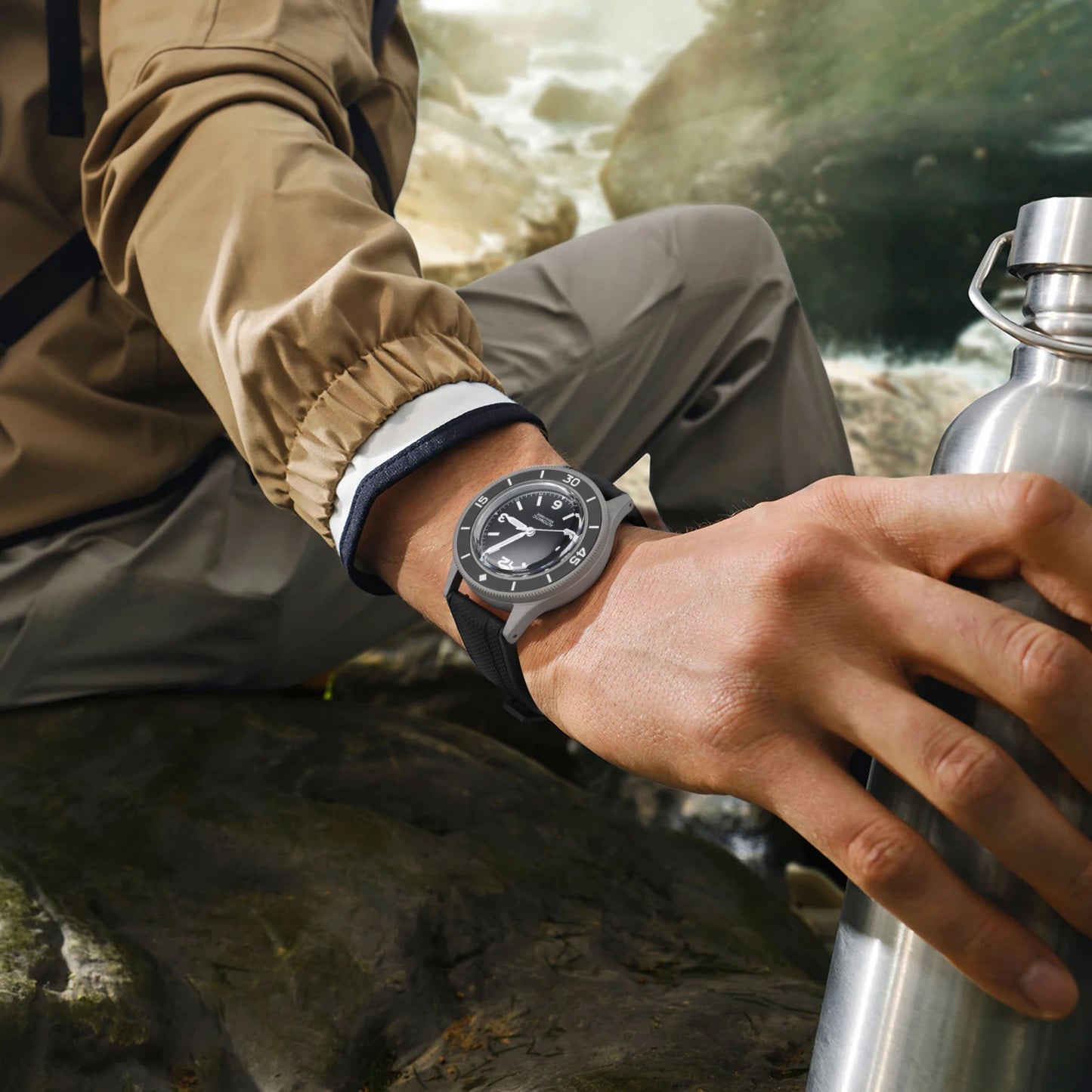  San Martin Grade5 Titanium Watch SN0121TD PT5000/ST2130 Automatic Movement Watch 300M Waterproof Adjustable Clasp Wristwatch
