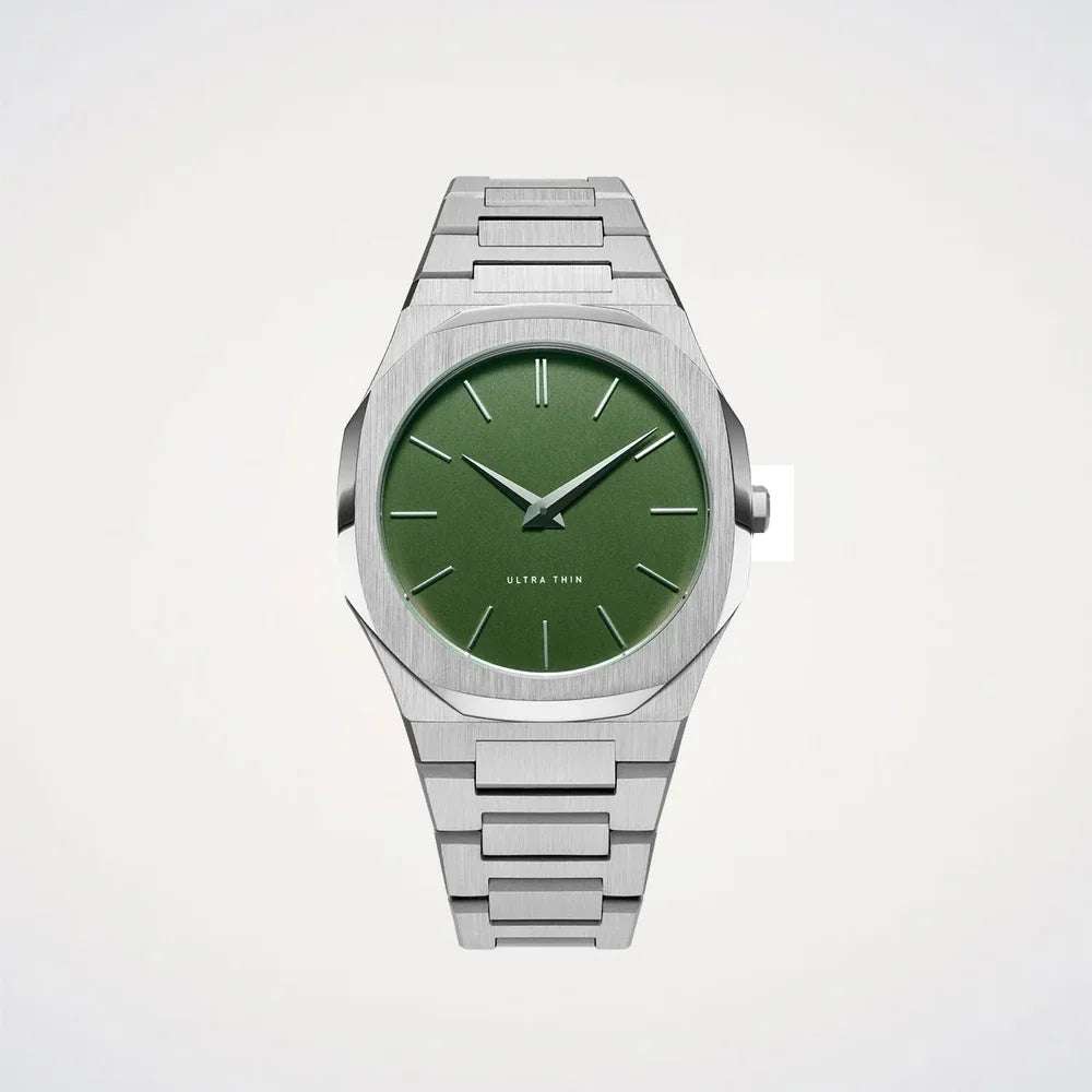 Untra Thin All Stainless Steel Sun Pattern Japan Movement Waterproof Men Quartz Watch With Original Logo