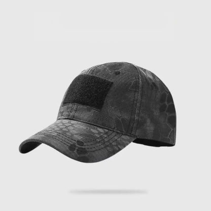 Camouflage baseball cap, outdoor sports adjustable quick-buckle sun hat, unisex