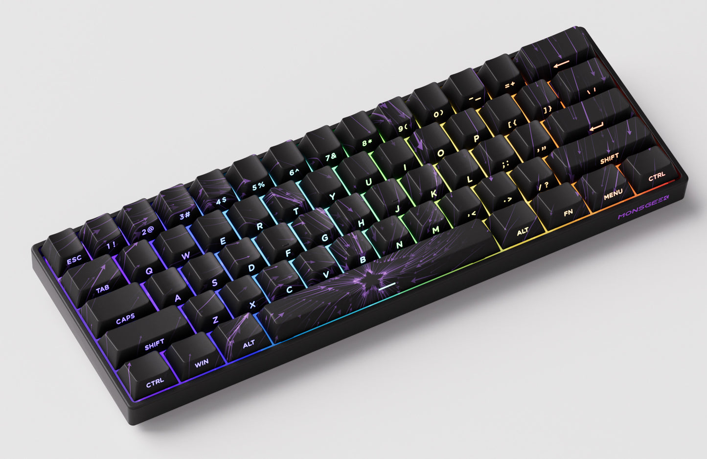 Teclado magnético Akko MonsGeek FUN68 FUN60 PRO&MAX HE 60% 65% para gaming, teclados gaming Rapid Trigger 8K, teclado personalizado para gamer e esports