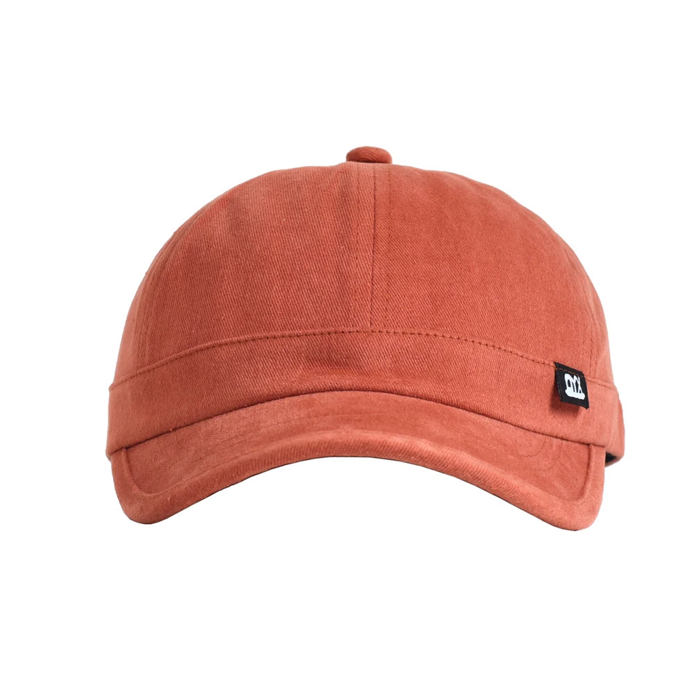 Vintage Short Brim Baseball Cap Cotton Men Women Soft Dad Hat Adjustable Trucker Style Low Profile Caps