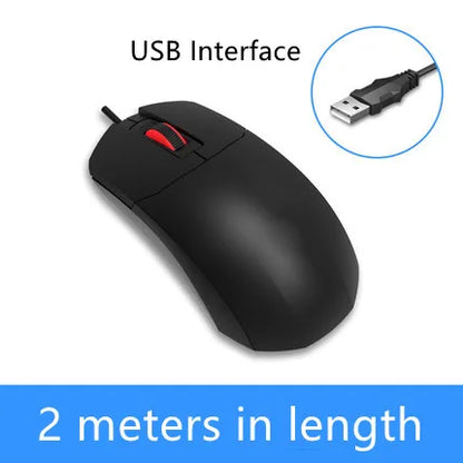 LINDO ZONE asztali számítógéphez vezetékes USB PS/2 ultra hosszú egér 2M/3M kábellel, 200CM/300CM, notebookhoz is, hosszabbított vezetékes egér