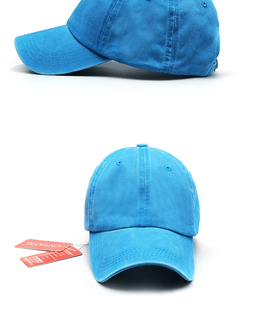 CNTANG modna klasična ležerna bejzbol kapa za muškarce proljeće ljeto prazne kape za žene pamuk jednobojni snapback unisex kape gorras