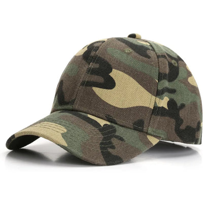 New Summer Children's Cotton Student Camouflage Hats Jungle Hunting Caps Baby Boy Girl Hip-Hop Adjustable Baseball Caps