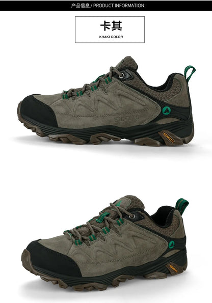 HUMTTO Zapatillas de senderismo para hombre, calzado de invierno para deportes al aire libre, escalada y caza, zapatillas de trekking cálidas para mujer, botines tácticos