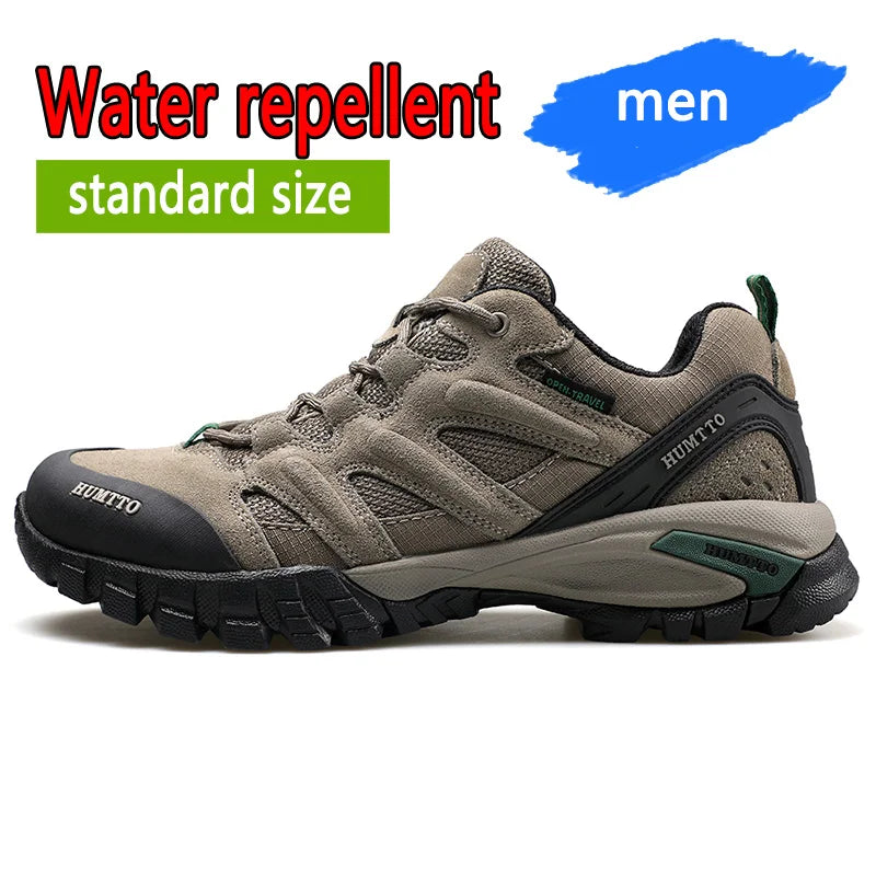 HUMTTO Zapatillas de senderismo para hombre, calzado de invierno para deportes al aire libre, escalada y caza, zapatillas de trekking cálidas para mujer, botines tácticos