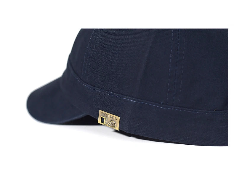 Short Brim Baseball Cap Cotton Men Women Soft Vintage Dad Hat Adjustable Trucker Style Low Profile Caps
