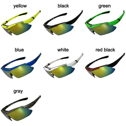 LOCLE Cycling Glasses UV400 Polarized Cycling Sunglasses Men Road MTB Bike Bicycle Glasses Fishing Riding Goggle Cycling Eyewear