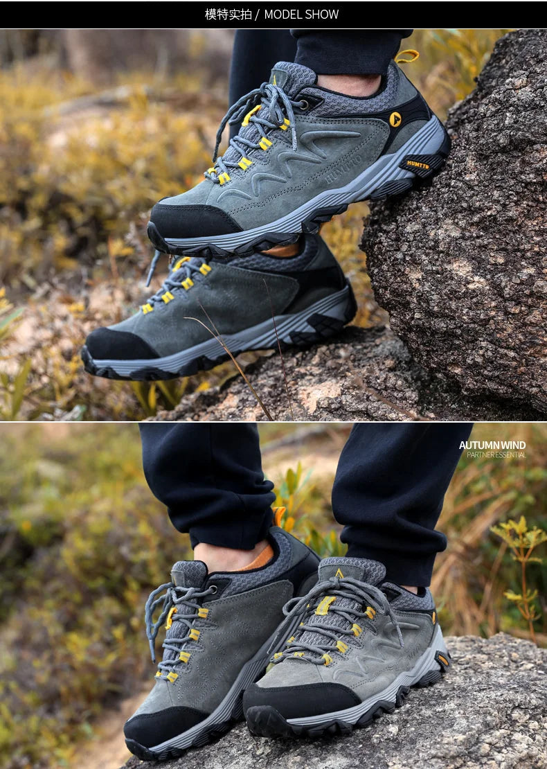 HUMTTO Zapatillas de senderismo para hombre, calzado de invierno para deportes al aire libre, escalada y caza, zapatillas de trekking cálidas para mujer, botines tácticos