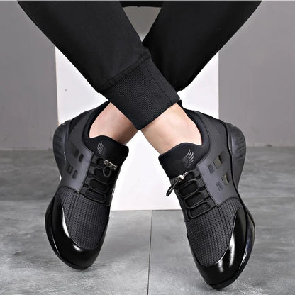 Oein 2022, baskets pour hommes, qualité supérieure, talon de 6 cm, chaussures de style britannique, nouvelles baskets d’été respirantes, chaussures de ville décontractées, grandes tailles, chaussures de bureau pour ho