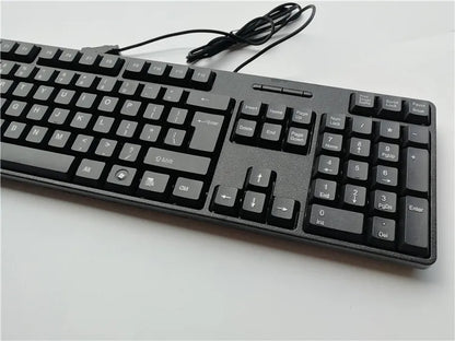 Teclas para teclado en español, francés, ruso y árabe | Teclado gaming USB con cable de 104 teclas para ordenador