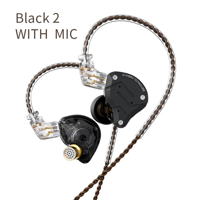 KZ ZS10 PRO écouteur intra-auriculaire 4BA + 1DD hybride HIFI métal casque Sport suppression de bruit casque KZ ZSX ZAX ASX ZST ZSN PRO ES4 AS16