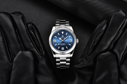 BENYAR Luxury Men Mechanical Wristwatches Stainless Steel Sports Men Automatic Watches 50ATM waterproof Clock