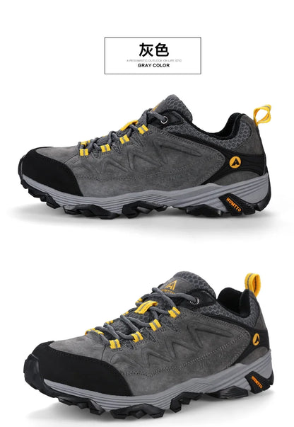 HUMTTO Zapatillas de senderismo para hombre, calzado de invierno para deportes al aire libre, escalada y caza, zapatillas de trekking cálidas para mujer, botines tácticos