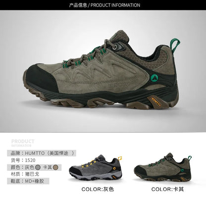 HUMTTO Zapatillas de senderismo para hombre, calzado de invierno para deportes al aire libre, escalada y caza, zapatillas de trekking cálidas para mujer, botines tácticos