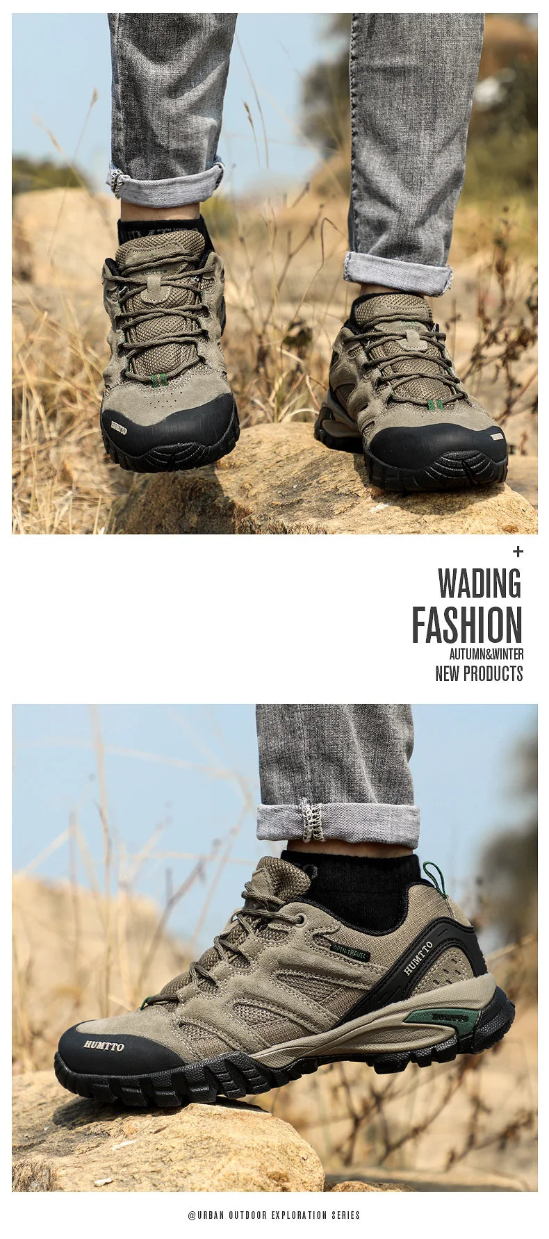 HUMTTO Zapatillas de senderismo para hombre, calzado de invierno para deportes al aire libre, escalada y caza, zapatillas de trekking cálidas para mujer, botines tácticos