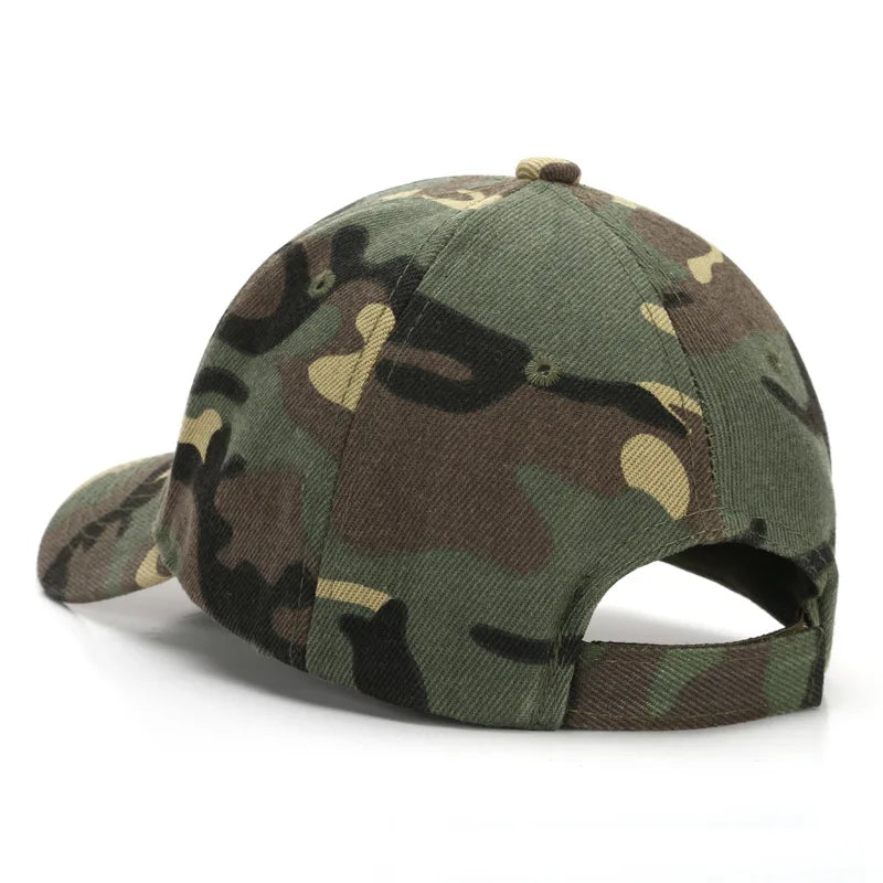 New Summer Children's Cotton Student Camouflage Hats Jungle Hunting Caps Baby Boy Girl Hip-Hop Adjustable Baseball Caps