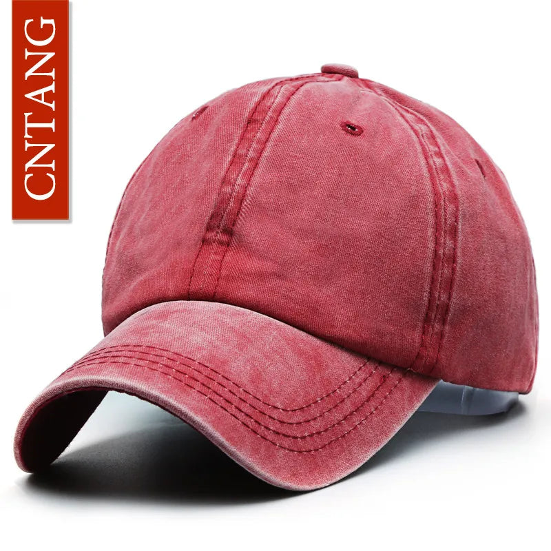 CNTANG modna klasična ležerna bejzbol kapa za muškarce proljeće ljeto prazne kape za žene pamuk jednobojni snapback unisex kape gorras