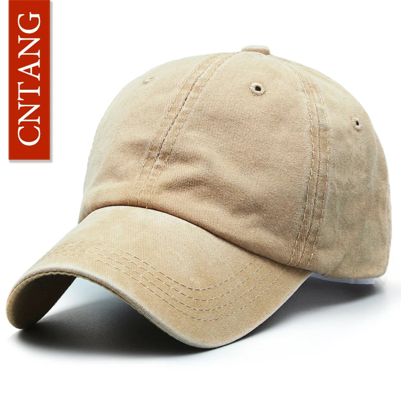 CNTANG modna klasična ležerna bejzbol kapa za muškarce proljeće ljeto prazne kape za žene pamuk jednobojni snapback unisex kape gorras