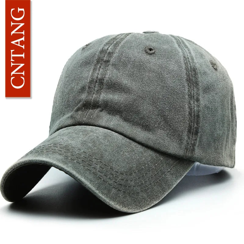 CNTANG modna klasična ležerna bejzbol kapa za muškarce proljeće ljeto prazne kape za žene pamuk jednobojni snapback unisex kape gorras