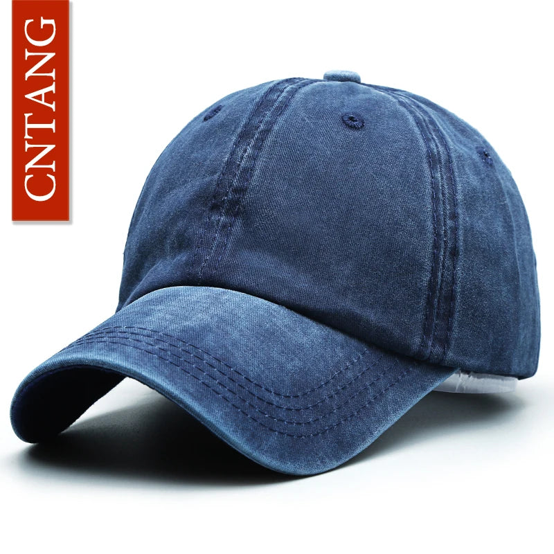 CNTANG modna klasična ležerna bejzbol kapa za muškarce proljeće ljeto prazne kape za žene pamuk jednobojni snapback unisex kape gorras